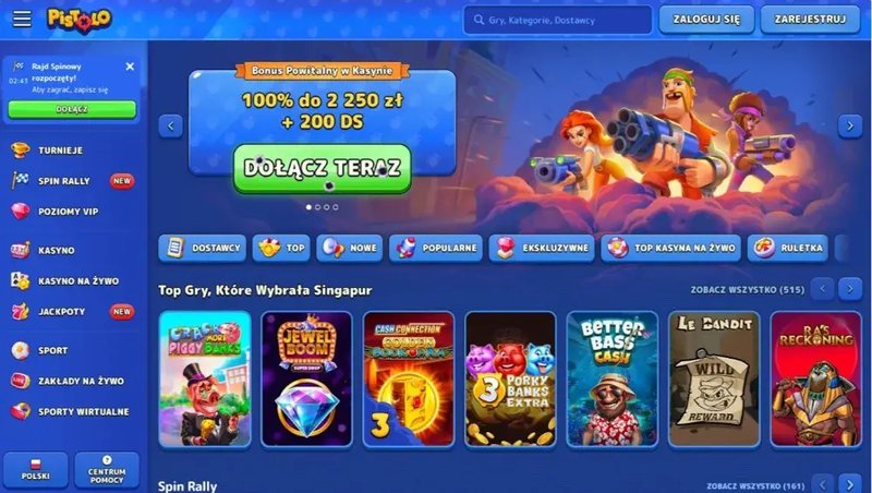 Overview of pistolo casino bonus